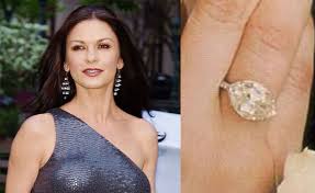 catherine zeta jones engagement ring