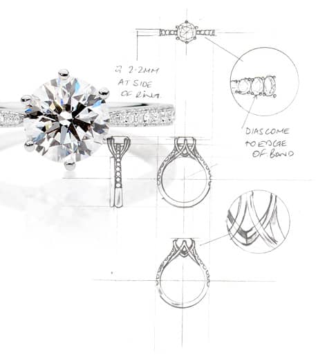 Diamond Ring Sketch Vector Images over 1300